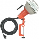 HATAYA  RG-500 ハタヤ　防雨型作業(yè)燈　リフレクターランプ５００Ｗ　１００Ｖ電線０．３ｍ　バイス付