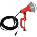 HATAYA  RG-210K ハタヤ　防雨型作業燈　リフレクターランプ２００Ｗ　１００Ｖ接地付１０ｍ　バイス付