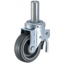 HAMMER CASTER 錘牌 腳輪 615 SKCHR150-鏈球插入BOSS總鎖緊橡膠車