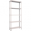 日本中山 TRUSCO   73V-15（NG）   　スチールラック　軽量棚開放型　Ｗ８７５ＸＤ３００ＸＨ２１００　５段　ネオグレー