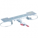 日本中山 TRUSCO   100JRS   　プレス製臺(tái)車(chē)　ドンキーカート用リング式ストッパー　自在２輪用