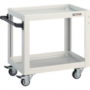 日本中山TRUSCO  DLW-662UJ W  德魯芬旅行車600X400全自在聚氨酯車輪W色