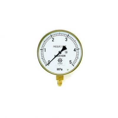 TASCO TA147F-350 圧力計(jì)（1／4″フレア、下出し、100φ、つば無(wú)）