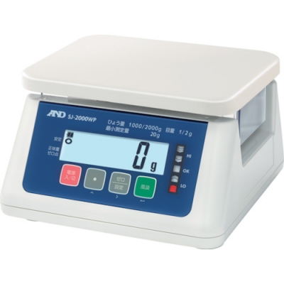 AND 艾安得 SJ2000WPA2交易、證明用（已檢定品）防塵、防水數碼秤（5個地區2）