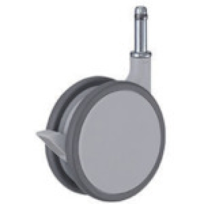 HAMMER CASTER 錘牌 腳輪750KFA1100-鏈球插入樹脂制SP付雙輪U車灰色