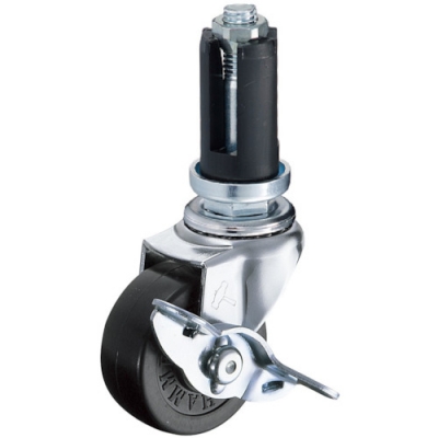 HAMMER CASTER 錘牌 腳輪44153EUR50-鏈輪管子插入SP付橡膠車(chē)