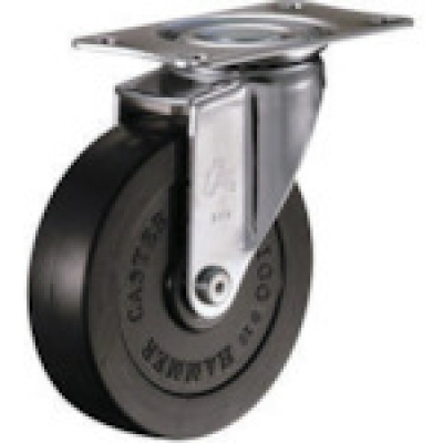 HAMMER CASTER 錘牌 腳輪40E-R100-鏈輪腳輪自由橡膠車100mm