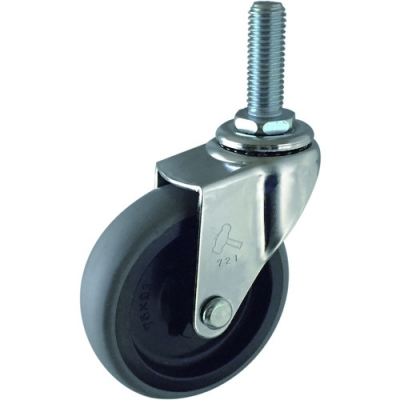 HAMMER CASTER 錘牌 腳輪-420 EA-L65-BAR01-HAMMER CASTER 錘牌 EA系列旋轉(zhuǎn)自如PP輪彈性體卷車(chē)65mm