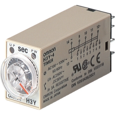 OMRON 歐姆龍 H3Y-4DC24V-60MIN定時(shí)器