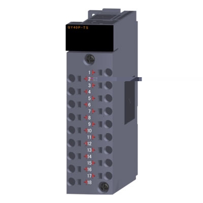 日本三菱 mitsubishi  QY40P-TS  PLC模塊 QY40P-TS晶體管漏型輸出模塊 QY40P-TS  彈簧夾端子臺(tái)連接型模塊