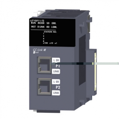 日本三菱 mitsubishi  LJ71GF11-T2-CM  LJ71GF11-T2  PLC LJ71GF11-T2  CC-Link IE 主站本地站共用