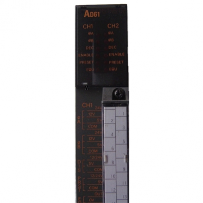 日本三菱 mitsubishi  AD61  A系列PLC高速計數器模塊 AD61  2通道 50kpps(12相) AD61現貨
