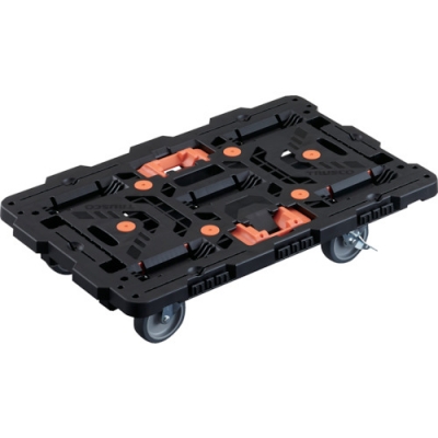日本中山TRUSCO  BT700J5S2-E100T  連接式樹脂平臺車甲殼蟲700X450自在5輪內(nèi)2輪擋塊固定釬焊