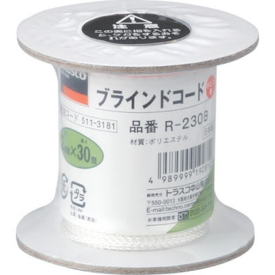 日本中山TRUSCO__R-230 B__盲碼（8個(gè)無(wú)打芯型）線徑2 mmX長(zhǎng)30 m